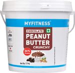 MYFITNESS Chocolate Peanut Butter- Crunchy 26g High Protein Spread (2500 g)- Flipkart