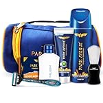 Park Avenue Good Morning Grooming Collection 7 in-1 Combo Grooming Kit for Men | Gift Set for Men | Father’s Day Gift for Dad | Shaving Kit for Men | Shaving Foam | After Shave | Gift Hamper for Men, Husband, Boyfriend | Free Travel Pouch Inside- Amazon