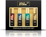 Wild Stone Ultra Sensual, Hydra Energy, Edge and Night Rider Premium Perfume Gift Set for Men, (20ml each) l Luxury Perfume for Men l Long-Lasting Fragrances Gift Set l EDP Parfum for Man- Amazon