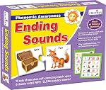 Creative’s Ending Sounds Phonemic Awareness Educational Puzzles, Phonics Learning Game, Early Reading & Vocabulary Development, Activity Kit for Kids Age 3+- Amazon