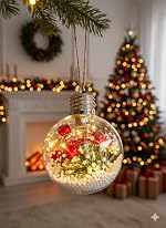 Merry Christmas Balls Christmas Decoration Combo Pack | Items for Home & Office | Festive Hangings, Foam Ornaments | PoPo Toys ® | Small- Amazon