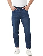 INKD Men’s Jogger Jeans – Mid-Rise | Cotton Blend | Stretchable Fabric| Elasticated Waistband | Classic 5 Pocket Styling | Jeans for Men | Men’s Bottomwear (Available in Plus Sizes)- Amazon