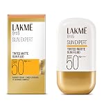 Lakme Sun Expert Tinted Dry Matte Sunscreen Fluid SPF 50+ PA++++ | 1% Ceramide Complex for Skin Barrier Repair | Sheer Coverage Foundation Like Finish – Bronze (50ml)- Amazon
