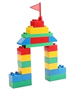 Smart Picks Build to Play 102 Colourful Building Blocks for Kids- Amazon