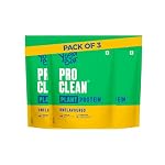 Yogabar Pro Clean Plant Protein | Unflavoured | 28g Protein per Serving | Clean & Natural Plant Blend | Vegan, No Added Sugar, Gluten-Free | 500g (Pack of 3)- Amazon
