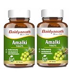 Baidyanath Ayurved Amlaki (Amla) 60 Tablets (Pack of 2) – Natural Health Booster for Enhanced Hair, Skin, Digestive Health, Metabolism Support and Sugar Level Management- Amazon
