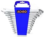 ACHRO Open End 12 pcs Long Combination Spanner Set | Wrench Set/Spanner Set Tools Kit/Tools Kit for Home Use and Professional Spanners (12 Piece)- Amazon