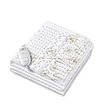 Beurer German Engineering UB 33 Electric Underblanket for Single Bed I German Engineering I 3 Temperature Settings I Printed Cotton Top I Overheat Protection I Illuminated Controls I Machine Washable 30°C I OEKO-TEX Certified I 3-Year Warranty- Amazon