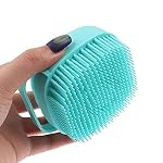 GLUN® Silicone Brush with Shower Gel Dispenser, Mud & Dirt Remover with Soft Silicone Bristle with Non-toxic Brushes Pack of 1- Amazon