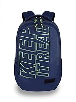 Gear Keep It Real 40L Large Water Resistant School Bag/Casual 5 Compartment Backpack/Daypack/Travel Standard Backpack/Kids Bag/College Bag For Boys/Girls/Men/Women (Navy-Green)- Amazon