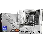 MSI B650M Project Zero Motherboard, Back-Connect Micro-ATX – Supports AMD Ryzen 7000 Series Processors, AM5 – Direct 10+2 VRM Power Design, DDR5 Memory Boost 7600+MHz/OC, Wi-Fi 6E- Amazon