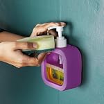 Handwash Dispenser Bottle Soap Dispenser Liquid Soap Dispenser for Wash Basin Hand Wash Bottle for Home Dispenser for Bathroom Pump Bottle Dispenser Liquid Handwash Dispenser-Purple-2- Amazon