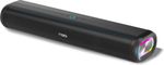 MarQ by Flipkart Thunder with Dual Drivers, Upto 8Hrs of Playback, RGB LED lights 40 W Bluetooth Soundbar (Black, 2.0 Channel)- Flipkart