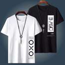 MMK Fashionista Printed Men Black, White T-Shirt- Shopsy