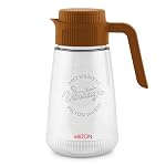 MILTON Vintage 2000 Water Jug Plastic with Lid for Ice Tea, Water, Juices, Milk Storage Container for Fridge, Water jugs for Dining Table, 1900 ml, BPA Free, Brown- Amazon