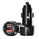 Kratos 51W Dual Port Car Charger (PD + QC) | Car Mobile Charger Fast Charging | Compact Car Charger Type C | 12V Car Charging Adapter for All Smartphones- Amazon