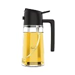 Pigeon Glass Oil Sprayer and Dispenser Bottle, 450 ml Capacity, 2-in-1 Design – Black- Amazon