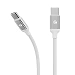 Zebronics Type C – Type C Cable, 60 Watts, Upto 480Mbps Data Sync, Fast Charging, 1 M, Compatible with iPhone 15 & 16 Series, iPad, MacBook, Samsung, Android (Wattz 60CC6, White)- Amazon