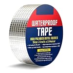 Zista Super Strong Adhesive Waterproof tape Permanent Repair Roof Water Leakage Solution Rubber Foil Suitable for Roof Leak, surface Crack, Window Sill Gap, Boat Sealing, Tank Leak- Amazon