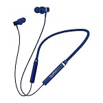 pTron Tangentbeat in Ear Bluetooth Wireless Headphones with Mic, Punchy Bass, 10mm Drivers, Clear Calls, Dual Pairing, Fast Charging, Magnetic Buds, Voice Assist & IPX4 Wireless Neckband (Navy)- Amazon