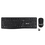 Amazon Basics Wireless Keyboard and Mouse Combo | 2.4GHz Wireless | Full-Size 104-Key Keyboard with ₹ Key | Low-Noise Typing | Compact Ergonomic Mouse | USB Receiver | Windows XP 7 8 10 11- Amazon