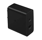 Samsung Original 35W Power Adapter Duo for Tablets, Black- Amazon