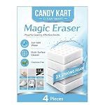 Magic Eraser | Pack of 4 | Scratch Free, Chemical Free, Multisurface Cleaner | Remove 100+ Stains from Walls, Shoes, Furniture, Switch Board & Kitchen | Tough on Stains & Gentle on Surface- Amazon