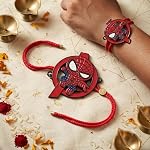 Marvel Spider-Man Metal Fidget Spinner Rakhi | Officially Licensed | 2 in 1 Toy and Rakhi | Rakhi for Boys, Bhaiya, Bhai | Raksha Bandhan Gift- Amazon