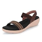 Centrino Women 7320 Fashion Sandal with Adjustable Straps | Perfect for Party Wear and Casual Outfits with high Heels/Flat Heel | All-day comfort with Plush cushioning- Amazon