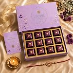 MALVAS FOOD Rakhi Gift Hamper for Brother | Raksha Bandhan Gift Box with Designer Rakhi, 12 Assorted Chocolates (Dry Fruit, Mix Seeds & Premium Chocolates), Roli Chawal Chandan Mishri & Greeting Card | Ready-to-Gift Festive Combo- Amazon