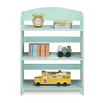USA Kids Bookshelf Wooden Front Facing Book Display 3 Shelf Organizer- Amazon