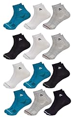 SJeware Men and Women Solid Ankle Length Socks Multicolored (SJW-PLAIN-PACKOF12-B)- Amazon