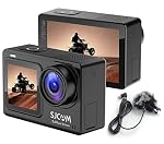 SJCAM SJ8 Dual Screen 16MP 4K30fps Sports Action Camera with Mic | 2.33″ Dual Touch Screen Display | 140° Wide-Angle | Super Night Vision | 30m Waterproof |Digital Vlog Camera | Black- Amazon
