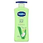 Vaseline Aloe Fresh Body Lotion,24 HR Long Lasting Moisturisation with Aloe Vera extract and Menthol 400ml- Amazon