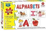 Educational Alphabets Match & fIx 27 Self Correcting 2 Piece Puzzle for Kids (Alphabets)- Amazon
