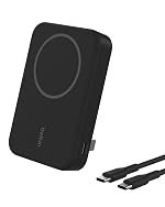 Belkin Qi2 10000 mAh Magsafe Wireless Power Bank | 15W Wireless Fast Charging, Compatible w/iPhone 17, Air, Pro, Pro Max, Google Pixel 10, etc. | 2 Years Warranty | Black- Amazon