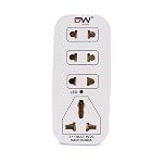 Digiway 3 + 1 Multiplug with LED Indicator, 4 Universal sockets, (Beige_Pack of 1)- Amazon