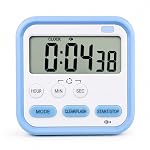 Digital Kitchen Timer & Stopwatch | Large LCD Display, 24-Hour Countdown Timer with Loud Alarm & Flashing Light | Magnetic Back & Retractable Stand | Study, Cooking, Baking, Office & Gym- Amazon