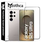 Mothca Military-Grade Tempered Glass Screen Protector Compatible for Samsung Galaxy S25 Ultra with Edge to Edge Coverage – Case Friendly, Anti-Scratch & Bubble-Free Installation Kit- Amazon