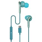 Zebronics Type-C Wired Earphones, in-Line MIC, Deep Bass, 1.2m Cable, 10mm Neodymium Driver, Light Weight, in-Ear Design, Compatible with Mobile, Tablet, Laptop (Bro C, Green)- Amazon