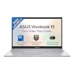 ASUS Vivobook 15 (2026),Intel Core 5 120U,(i5-14th Gen),Fingerprint Sensor,8GB RAM,512GB SSD,FHD,15.6″(39.6 cm),Win 11,M365 Basic(1Y),Office 24,Cool Silver,1.7 Kg,X1504VAP-IN011WS,Thin & Light Laptop- Amazon