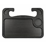 Steering Wheel Tray for Car, Portable Food Tray & Laptop Mount Table for Driver, Hook-On Car Desk Fits Most Steering Wheels, Black, Medium, for Eating, Writing & Work While Parked- Amazon