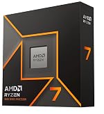 AMD Ryzen 7 9700X Desktop Processor with Integrated Radeon Graphics, 8 cores 16 Threads 32 MB Cache Base Clock 3.8 GHz Up to 5.5 GHz AM5 Socket System Memory DDR5,65W TDP – 100-100001404WOF- Amazon