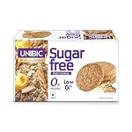 Unibic Sugar Free Oats Cookies I 202.5/225 Gm I Low GI No Maida I Cashew Biscuits I Sugar-Free Snack I Healthy Cookies (weight may vary)- Amazon