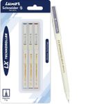 LUXOR Schneider LX Technoroller-801| 0.5 mm tip| German Technology| 100% Liquid Ink Roller Ball Pen (Pack of 3, Ink Color – Blue+Black+Red)- Flipkart