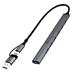 ZEBRONICS 700HB Type C Multiport Adapter with 7 USB Ports, Aluminum Body, Lightweight Design, USB 3.0, Compatible with Laptop | Smartphone | Tablet | PC- Amazon