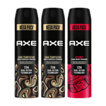 AXE Dark Temptation and Intense Deodorant Spray  –  For Men (645 ml, Pack of 3)- Flipkart