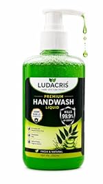 LUDACRIS Premium Handwash Liquid with Neem & Aloe Vera, 300ml- Amazon