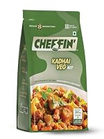 Cheffin Kadhi Veg Masala Kit, 285g | Complete Curry in 3 Easy Steps | 100% Natural, No Preservatives | Ready in 5 Min- Amazon