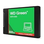 Western Digital WD Green SATA 500GB, Up to 545MB/s, 2.5 Inch/7 mm, 3Y Warranty, Internal Solid State Drive (SSD) (WDS500G5G0A-00CPT0)- Amazon